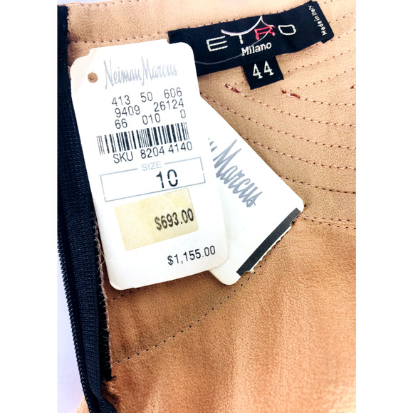 NWT Etro Milano Italy Womens Vintage 100% Silk Camisole Top Size 10 USA Italy 44 - Picture 15 of 15